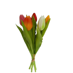 Tulipán svazek multi 5 ks 31 cm