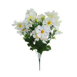 Cosmos Krásenka kytice bílá 50 cm