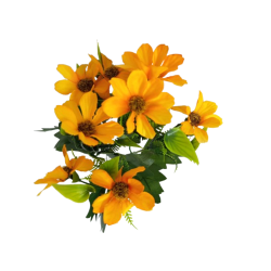 Cosmos Krásenka kytice oranžová 34 cm