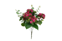 Hortenzie kytice fuchsiová 47 cm