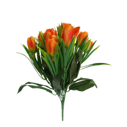 Krokus svazek oranžový 33 cm