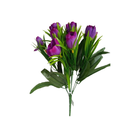 Krokus svazek tm. fialový 33 cm