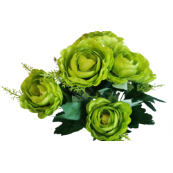 Ranunculus kytice zelená 31 cm