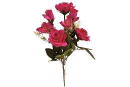 Růže kytice fuchsiová 30 cm