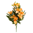 Kytice orchidej s palmovým listem, 6 barev