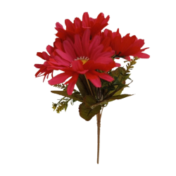Gerbera kytice červená 29 cm