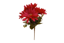 Gerbera kytice červená 29 cm