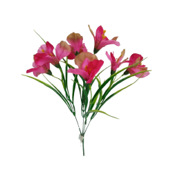 Alstromerie kytice růžová 40 cm