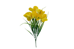 Alstromerie kytice žlutá 40 cm
