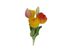 Tulipán svazek žluto-oranžový, 5 ks
