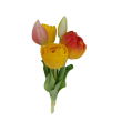 Tulipán svazek žluto-oranžový, 5 ks