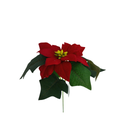 Poinsettie červená 32 cm