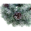 Věnec chvojový ojíněný, 28 cm