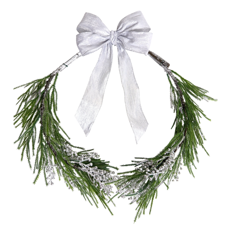 Vánoční dekorace stříbrná