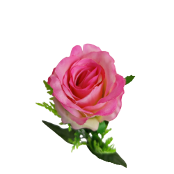 Růže růžovo-krémovo-zelená zápich 30 cm