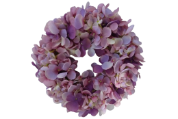 Věnec HORTENZIE starorůžová Ø 24 cm