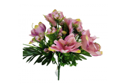 Amarylis kytice fialová 45 cm