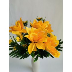 Amarylis kytice žlutá 45 cm