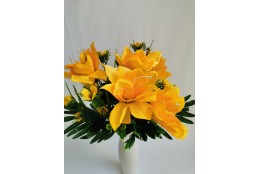 Amarylis kytice žlutá 45 cm