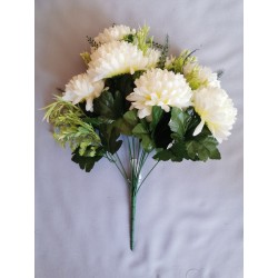 Chryzantéma kytice bílá 50 cm