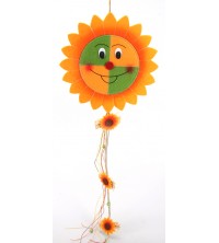 Sluníčko z filcu závěsné 25*70 cm