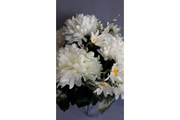 Chryzantéma kytice krémová 49 cm