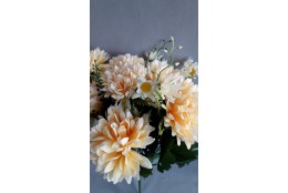 Chryzantéma kytice broskvová 49 cm