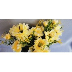Gerbera kytice sv. žlutá 43 cm
