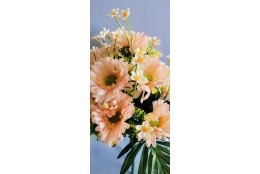Gerbera kytice bohatá sv. růžová 45 cm