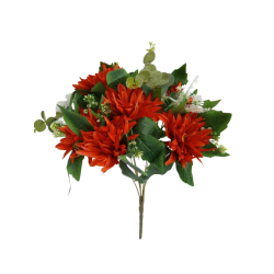 Gerbera kytice cihlová 46 cm