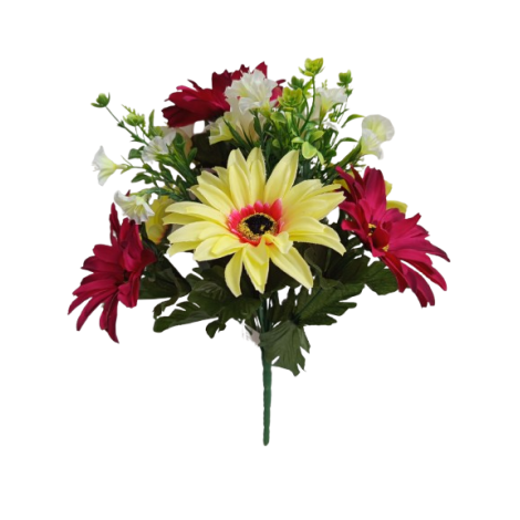 Gerbera kytice, 6 barev
