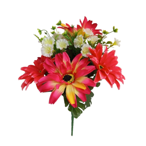 Gerbera kytice, 6 barev