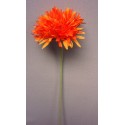 Gerbera oranžová 60 cm