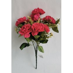 Karafiát kytice fuchsiová 35 cm
