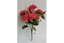 Karafiát kytice fuchsiová 35 cm