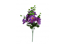 Kopretina kytice tm. fialová 32 cm