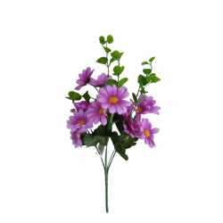 Kopretina kytice sv. fialová 32 cm