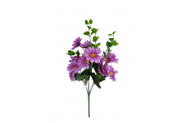 Kopretina kytice sv. fialová 32 cm