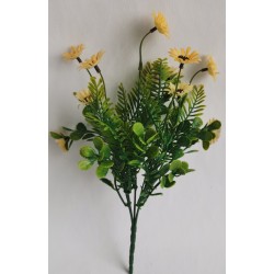 Luční kvítí plast oranžová 31 cm