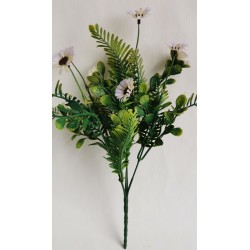 Luční kvítí plast fialová 31 cm