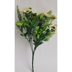 Luční kvítí plast sv. žlutá 31 cm