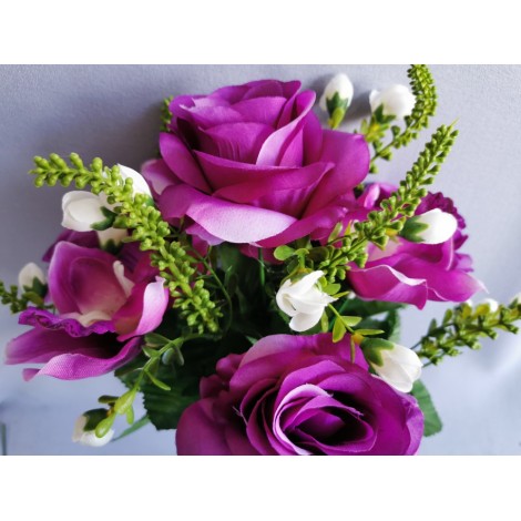Růže kytice s orchid., 6 barev
