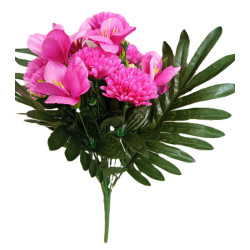 Karafiát smuteční kytice tm. růžová 45 cm