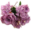 Růže kytice s hortenzií, 6 barev