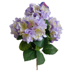 Hortenzie kytice sv. fialová 46 cm