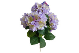 Hortenzie kytice sv. fialová 46 cm
