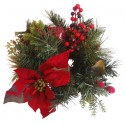 Věnec s poinsettií klasický Ø 30 cm