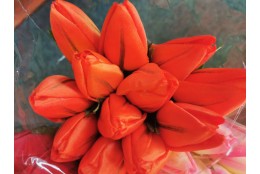 Tulipán pugét 12ks oranžový 50 cm