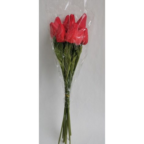 Tulipán pugét, 12 ks, 8 barev