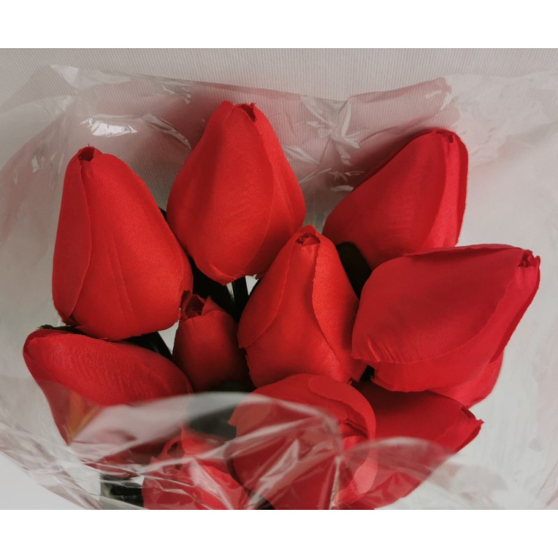 Tulipán pugét, 12 ks, 8 barev